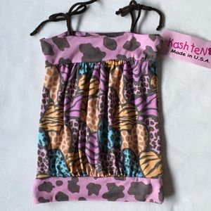 Leopard print shirt size 2T NWT girls Kash Ten new